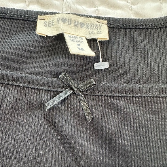 NWOT See You Monday Black Mini festival Dress in Size M - Picture 10 of 12